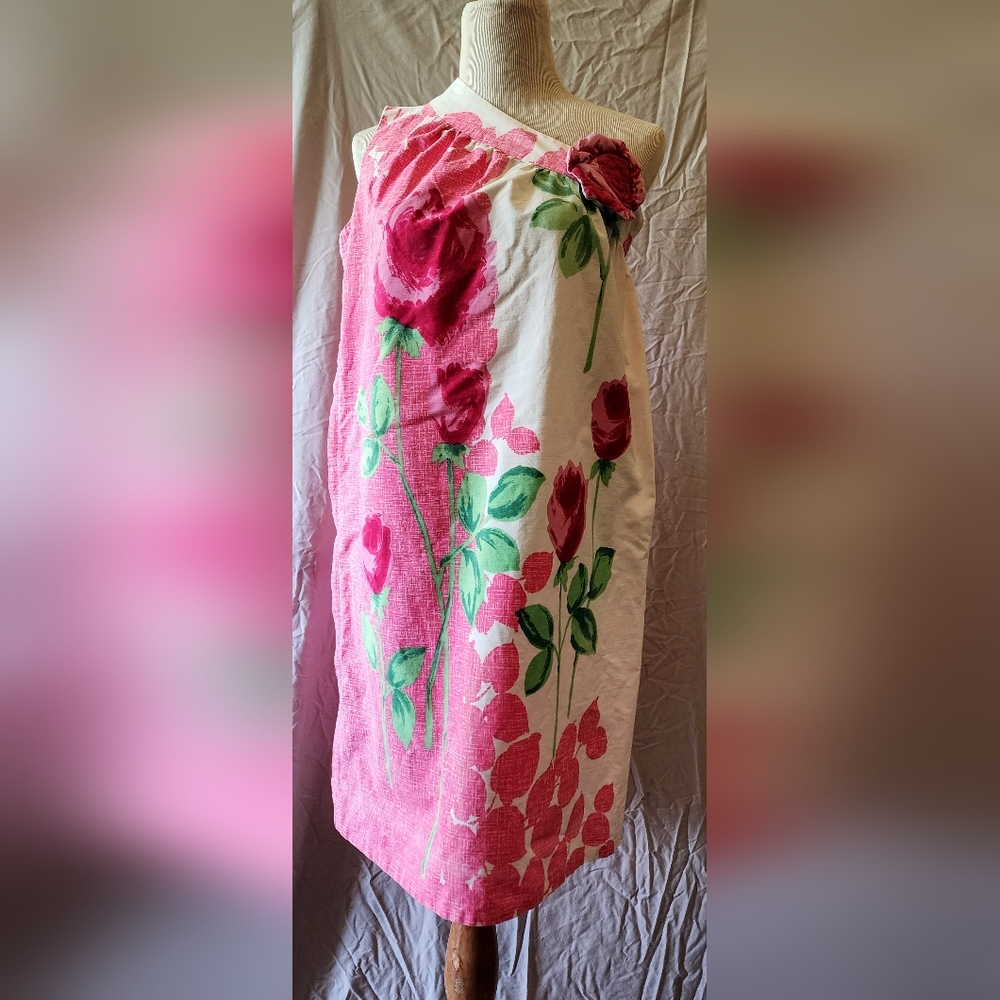 1960's one shoulder summer dress